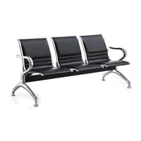 كنب مكتبي انتظار ثلاثي جلد