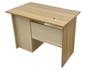 مكتب ميلامين مودرن 100 سم - بيج