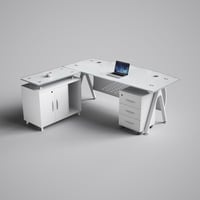 مكتب زجاج مودرن