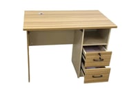 مكتب ميلامين مودرن 100 سم - بيج