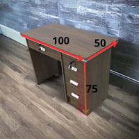 مكتب خشب 1م مودرن