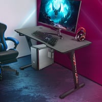 طاولة ألعاب سوداء RGB