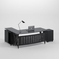 مكتب زجاج مودرن 140سم 8957-B