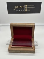 طقم علبة خشبية فاخرة لحفظ المقتنيات