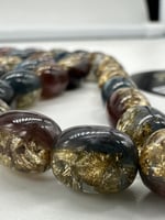 سبحة فاتوران محشر بورق الذهب مع شهادة المصنع