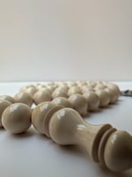 سبحة ضومنه كراكوش فضه طرابزونيه عدد الخرز 45