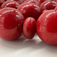 سبحة مرجان احمر طبيعي حر مع عينة من المرجان