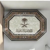 طقم علب خشبية حفر ليزر صناعة يدوية ثماني الشكل مكو...