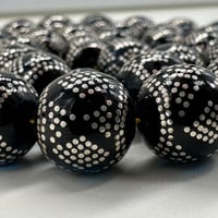 سبحة فاتوران تطعيم فضه بالكامل عيار 1000