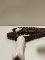 سبحة كوك مطعم بعظم عدد الخرز 99