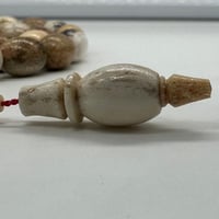 سبحة قرن الغزال الاوربي مع عينة من القرن وشهادة ال...