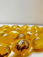 سبحة فاتوران تركي محشر بورق الذهب مع شهادة المصنع