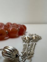 سبحة من حجر العقيق اليماني عدد الخرز 33