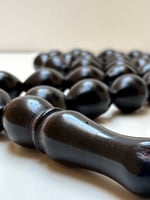 سبحة كوك قديم لون اسود عدد الخرز 33