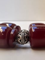 سبحة فاتوران الماني لون كرزي عدد الخرز 33