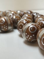 سبحة كوك مطعم بالفضه عيار 925 عدد الخرز