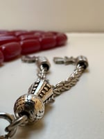 سبحة فاتوران الماني قص صنوبري لون كرزي