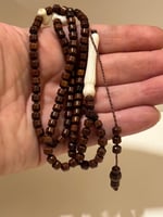 سبحة كوك مطعم بعظم عدد الخرز 99