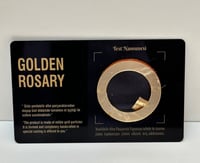 سبحة فاتوران تركي محشر بورق الذهب مع شهادة المصنع