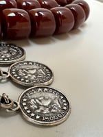 سبحة فاتوران الماني لون كرزي عدد الخرز 33