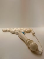 سبحة عظم مطعم بتراب الفيروز عدد الخرز 33