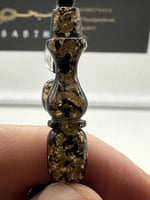 سبحة فاتوران محشر بورق الذهب مع شهادة المصنع