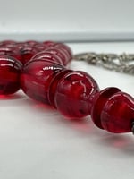 سبحة فاتوران الماني لون رماني عدد الخرز 33