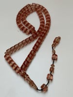 سبحة فاتوران تركي زعفراني فواحة برائحة العود والزع...