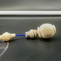 سبحة قرن الغزال الاوربي مع عينه من قرن الغزال وشها...