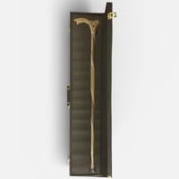 عصى مطعم بالعاج والنحاس ملكي