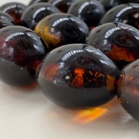 سبحة كهرمان لتواني ناعم 33 خرزه