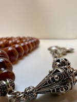 سبحة فاتوران الماني لون ضبعه فاتح عدد الخرز 45