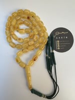 سبحة كهرمان طبيعي حر كلنقرادي عدد الخرز 48