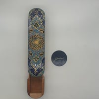 علبة خشبية فاخرة مطعمة بالعاج والنحاس