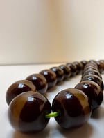 سبحة فاتوران الماني لون ضبعة غامق عدد الخرز 45