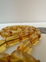 سبحة كهرمان حر بلطيقي عدد الخرز 33