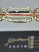 سبحة كهرمان بلطيقي حر مائي شفاف فرز سوبر 45 خرزه