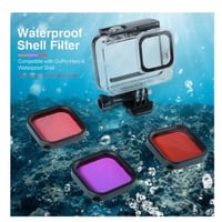 طقم عدسات فلتر للاستخدام تحت الماء لكاميرا جو برو...