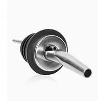 اداة للسكب من الزجاجات قطعة اسود/فضي 7x5x1بوصة