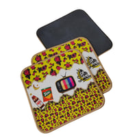 قاعدة قدر , عازل حرارة حجم وسط مكون من 3 قطع