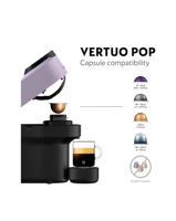 ماكينة كبسولات القهوة فيرتو بوب من نسبريسو بلون بن...