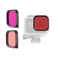 طقم عدسات فلتر للاستخدام تحت الماء لكاميرا جو برو...