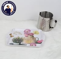 صينية تقديم صغيرة الزهور