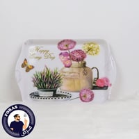 صينية تقديم صغيرة الزهور