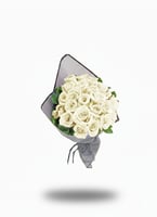 بوكيه ورد ابيض