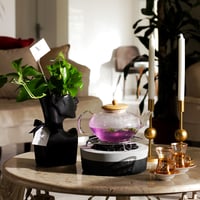 قاعدة تدفئة لون أسود