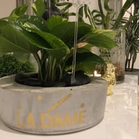 حوض كونكريت رسم اللوقو او الشعار