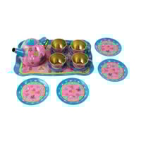 مجموعة أدوات شاي معدنية للأطفال