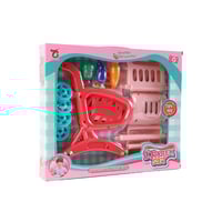 عربة تسوق لعب أطفال مع إكسسوارات مطبخ