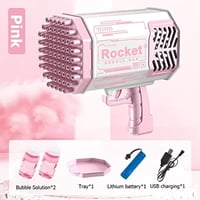 مسدس فقاعات وردي